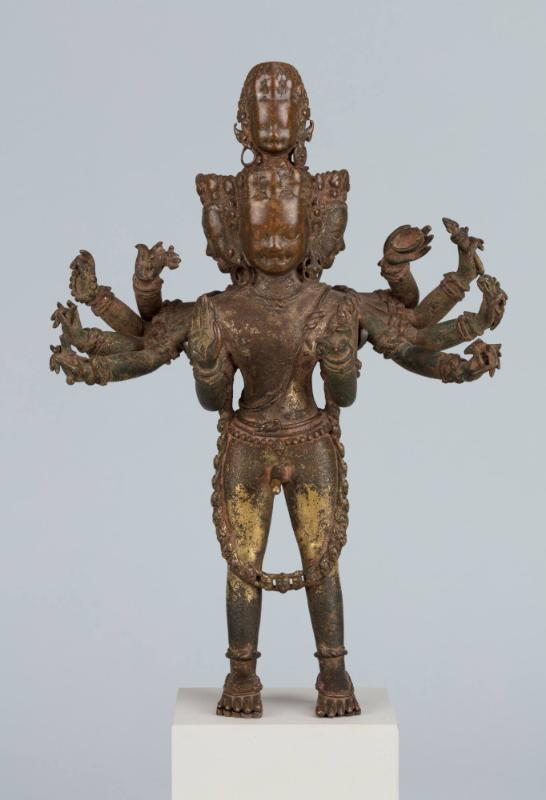 Shiva Bhairava; Nepal; 15th century; gilt copper; Rubin Museum of Art; C2004.13.1 (HAR 65348); …