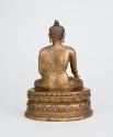 Medicine Buddha (Bhaishajyia guru, Menla); Mongolia; 18th century; copper alloy; Rubin Museum o…