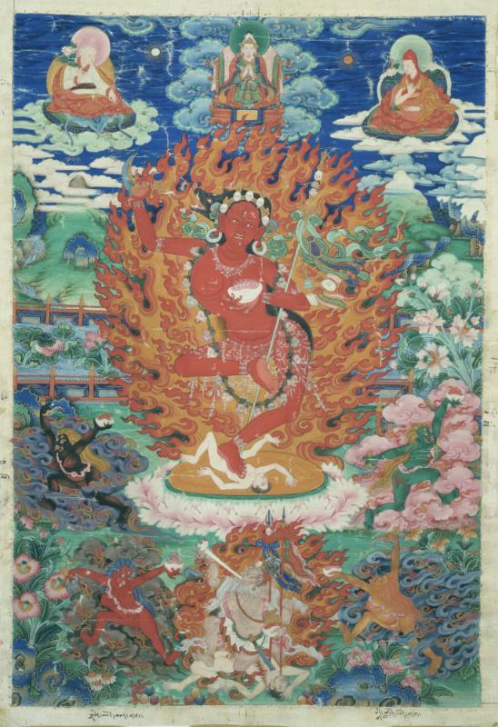 Vajravarahi; Tibet; 20th century; pigments on cloth; Rubin Museum of Art; C2006.34.1 (HAR 65631…