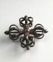 Double Vajra; Tibet; 20th century; metalwork; Rubin Museum of Art, gift from the Collection of …