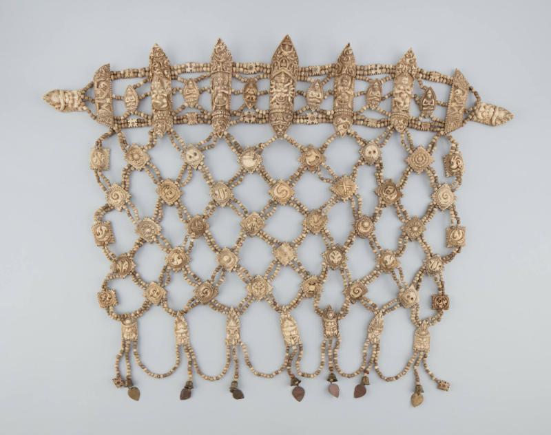 Ritual Bone Apron; Tibet/Nepal; 18th-19th century; bone; Rubin Museum of Art; C2006.69.4 (HAR 6…