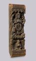Architectural Detail Depicting the Goddess Guhyakali; Nepal; 17th century; wood; Rubin Museum o…