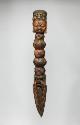 Ritual Peg (purba); Tibet; 17th century; wood with pigments; Rubin Museum of Art; C2007.4.1 (HA…