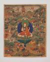 Padmasambhava and His Eight; Manifestations; Kham Province, Eastern Tibet; 19th century; pigmen…