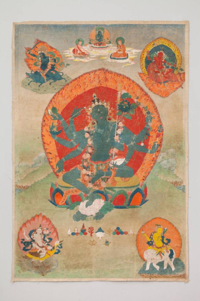 Tara, as a Great Yogini, After a Set of Paintings “Twenty-seven Tantric Deities” designed by Si…