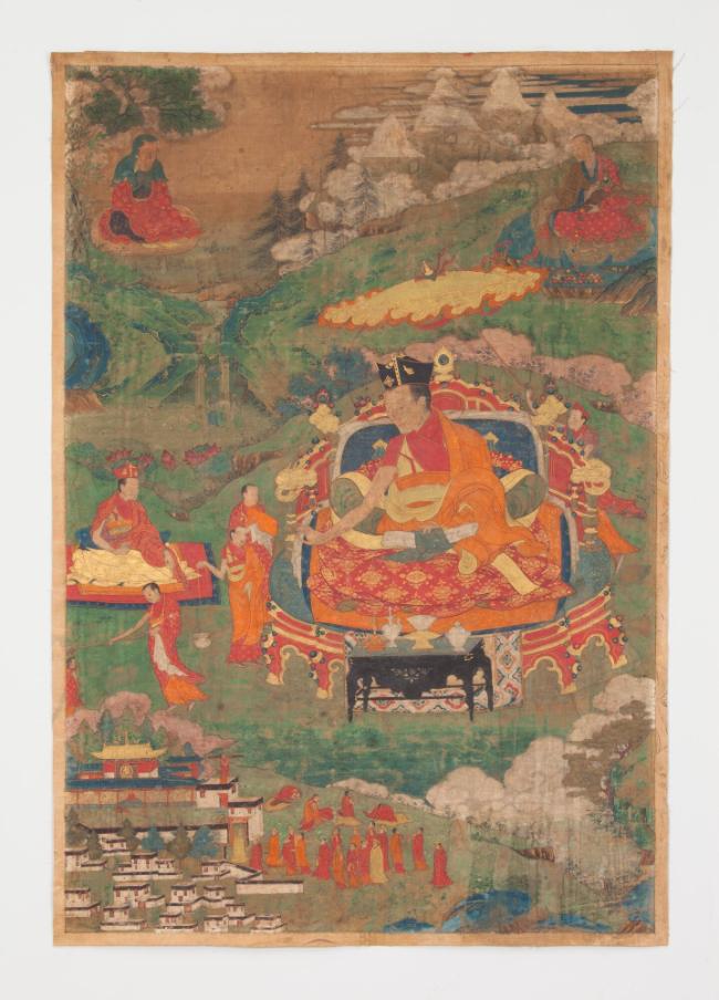 Eighth Karmapa, Mikyo Dorje (1507-1554); Kham Province, Eastern Tibet; 18th century; pigments o…