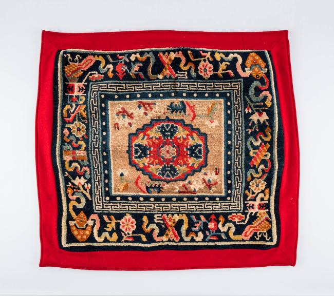 Rug; Tibet; 19th-20th century; wool, cotton; Rubin Museum of Art; gift of Alice S. Kandell; SC2…
