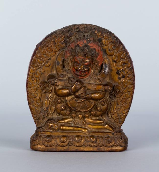 Panjaranatha Mahakala; Tibet; ca. 16th-17th century; metalwork; Rubin Museum of Art, gift of Na…
