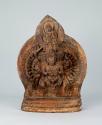 Cosmic Vishnu (Vishvarupa); Nepal; 17th -18th century; clay; Rubin Museum of Art; C2003.12.3 (H…