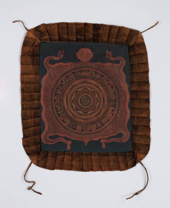 Mandala of Chart, Yantra Diagram; Tibet; 18th century; ground mineral pigment on cotton; Rubin …