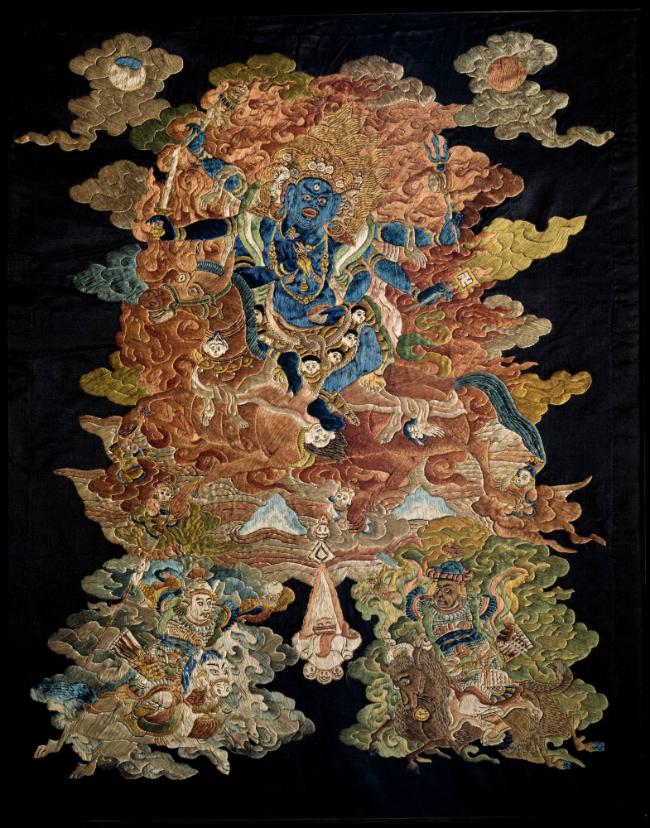 Queen of the World, Sipai Gyelmo; China; 20th century; embroidery; Rubin Museum of Art; C2003.5…