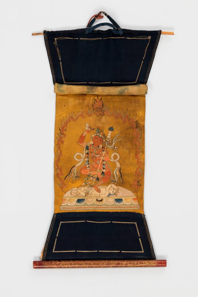 Vajravarahi; Tibet; 19th century; embroidery on silk; Rubin Museum of Art; C2003.13.2 (HAR 6521…
