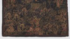 Detail from Dorje Lekpa; Kham province, eastern Tibet; 19th century; pigments on cloth; Rubin M…